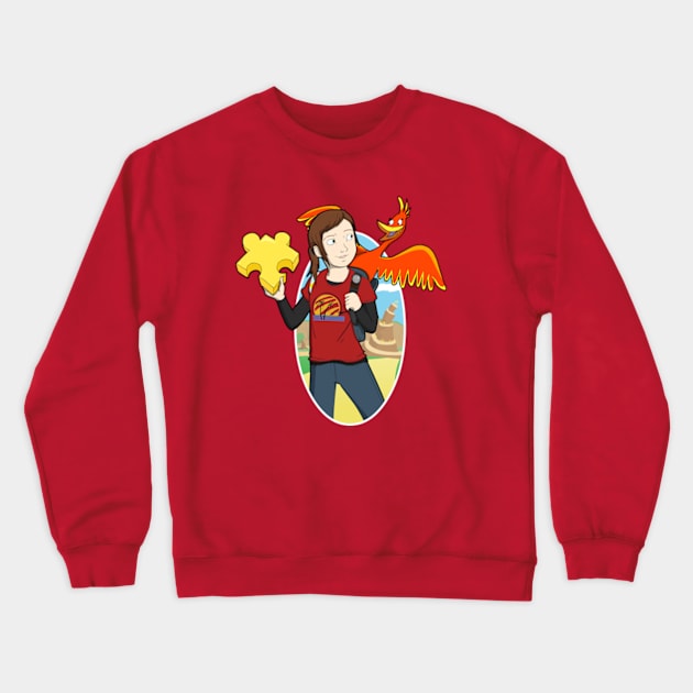 Elllie and Kazooie going on an adventure! Crewneck Sweatshirt by Aniforce